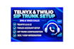 verify and set up telnyx, vonage and twilio accounts