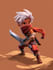 draw 2d game character illustration