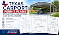 prepare texas carport permit plans, structural drawings and site layouts