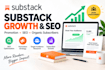promote your substack page to grow your audience