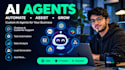 create ai calling agent , ai chatbot, call answering, booking , support