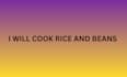 cook rice and beans