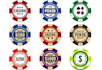 create luxury poker logo and poker chip design