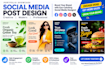 do professional social media post design