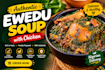 cook amala ewedu chicken