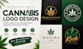 design cannabis creative logo