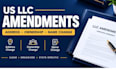 llc amendment, llc dissolution, llc reinstatement, llc address change