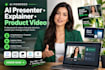 create ai presenter explainer product videos for your business