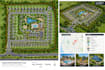 render 2d or 3d subdivision site plan, master plan or plat map illustration