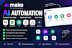 build ai automation workflows using makecom