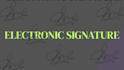 create a professional electronic signature
