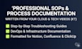 write professional sops and procedures