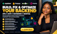 build, fix your supabase, firebase, node js, backend API, auth issues, graphql