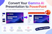 convert your gamma ai presentation into an editable powerpoint