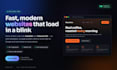 build a fast modern landing page with sveltekit and tailwind CSS