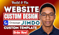 build edit onepageio jimbo website landing page template builder onepager expert