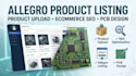 do allegro product listing product upload pcb design ecommerce SEO