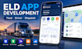develop eld app, fleet management and driver app