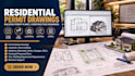 create residential permit drawings and building permit plans