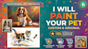 make a painting of your dog