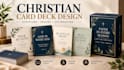 design scripture cards, prayer cards, flash card and christian affirmation decks