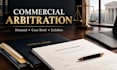 draft commercial arbitration demand, case brief, and exhibit summaries