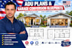 do professional adu plans and garage conversion blueprints