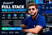 do full stack web development using next js and react