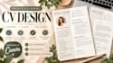 design a professional modern CV resume in canva
