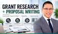 research grants and write a tailored grant proposal or application