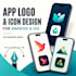 design an app logo and icon for android and ios