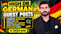 provide german guest posts with high DR dofollow backlinks