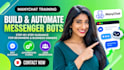 teach you how to build and automate manychat messenger bots