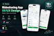 design a complete ridesharing app for rider driver and admin