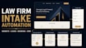 build a law firm website with client intake and lead response automation