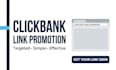 promote your affiliate URL and clickbank link boost traffic