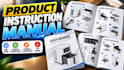 create product instruction manuals with clear step by step assembly guides