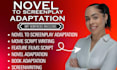 adapt your novel or book into a screenplay or movie script