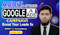 audit and optimize google PPC ads and pmax campaigns as an SEM expert