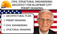 provide city permit drawing as structural engineer in texas, california, ohio
