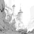 draw fantasy landscape or enviroment art