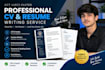 write a professional CV resume