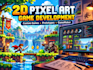 develop a custom 2d pixel art game