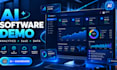 create ai analytics software demo and commercial video