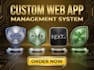 build custom web app or business management system with database