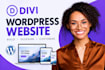 build divi wordpress website design, fix bugs in divi website with divi builder