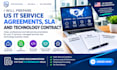 prepare US IT service agreements, sla, technology contract