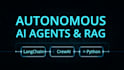 build autonomous ai agents, rag systems and python automation