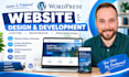 design develop redesign wordpress website with bricks breakdance oxygen builder