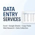 data entry copy paste and web research